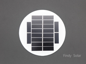 Circular Solar Panel, 5V 1W 